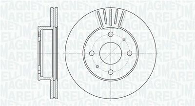 361302040266 MAGNETI MARELLI Тормозной диск