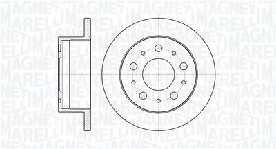 361302040271 MAGNETI MARELLI Тормозной диск