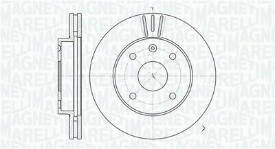 361302040278 MAGNETI MARELLI Тормозной диск