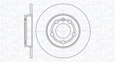 361302040283 MAGNETI MARELLI Тормозной диск