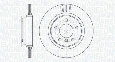 361302040286 MAGNETI MARELLI Тормозной диск