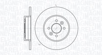 361302040293 MAGNETI MARELLI Тормозной диск