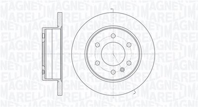 361302040295 MAGNETI MARELLI Тормозной диск