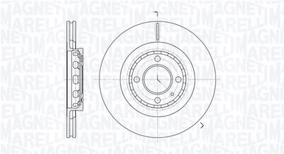 361302040304 MAGNETI MARELLI Тормозной диск