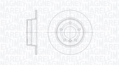 361302040307 MAGNETI MARELLI Тормозной диск