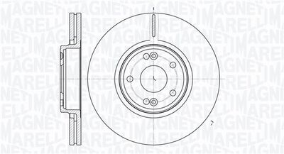 361302040308 MAGNETI MARELLI Тормозной диск