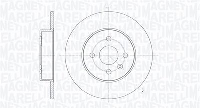 361302040311 MAGNETI MARELLI Тормозной диск