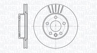 361302040324 MAGNETI MARELLI Тормозной диск