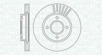 361302040326 MAGNETI MARELLI Тормозной диск