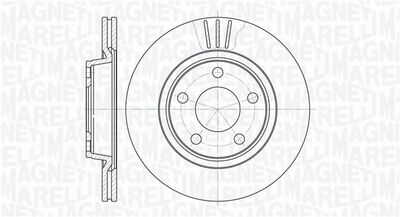 361302040330 MAGNETI MARELLI Тормозной диск