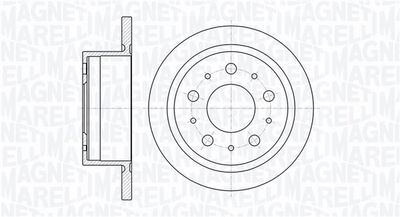 361302040331 MAGNETI MARELLI Тормозной диск