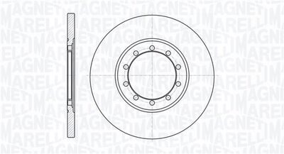 361302040333 MAGNETI MARELLI Тормозной диск