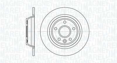 361302040337 MAGNETI MARELLI Тормозной диск