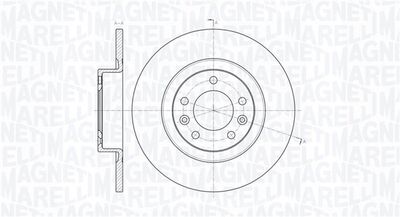 361302040341 MAGNETI MARELLI Тормозной диск