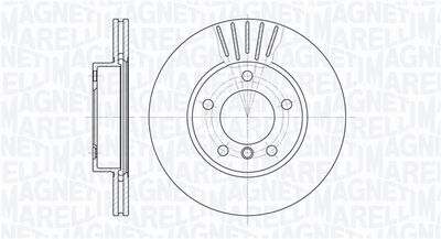 361302040346 MAGNETI MARELLI Тормозной диск