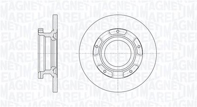 361302040347 MAGNETI MARELLI Тормозной диск