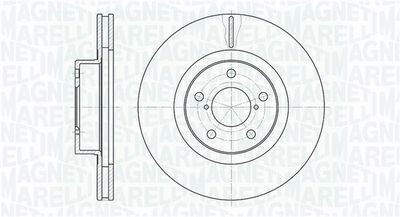 361302040348 MAGNETI MARELLI Тормозной диск