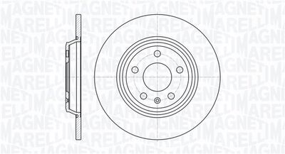 361302040349 MAGNETI MARELLI Тормозной диск