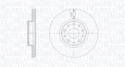 361302040356 MAGNETI MARELLI Тормозной диск