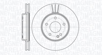 361302040364 MAGNETI MARELLI Тормозной диск