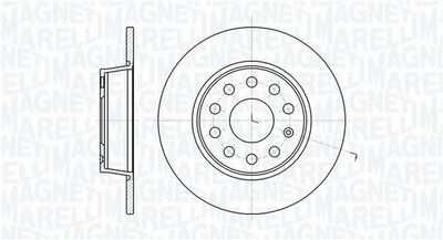 361302040367 MAGNETI MARELLI Тормозной диск