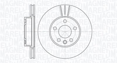 361302040368 MAGNETI MARELLI Тормозной диск