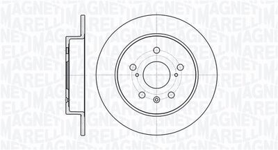 361302040369 MAGNETI MARELLI Тормозной диск
