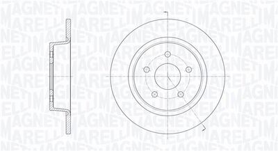 361302040371 MAGNETI MARELLI Тормозной диск