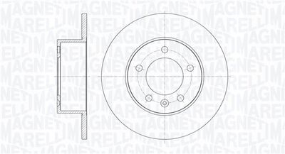 361302040373 MAGNETI MARELLI Тормозной диск
