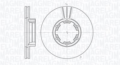 361302040378 MAGNETI MARELLI Тормозной диск