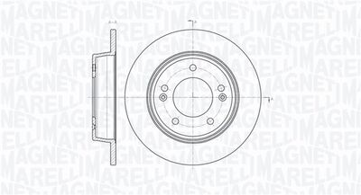 361302040381 MAGNETI MARELLI Тормозной диск