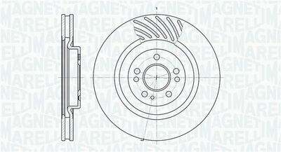 361302040386 MAGNETI MARELLI Тормозной диск