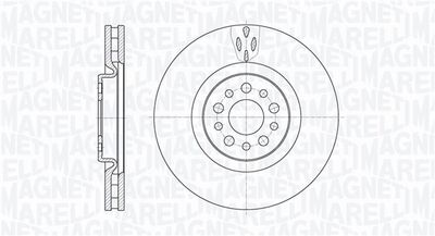 361302040388 MAGNETI MARELLI Тормозной диск