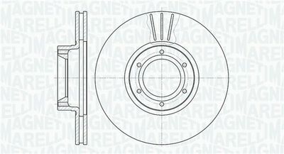 361302040390 MAGNETI MARELLI Тормозной диск