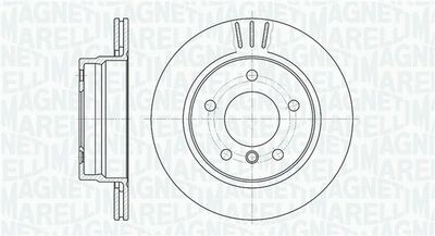 361302040394 MAGNETI MARELLI Тормозной диск