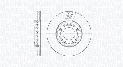 361302040408 MAGNETI MARELLI Тормозной диск