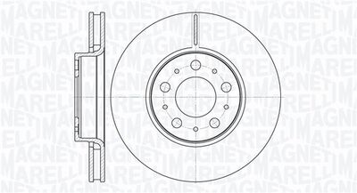 361302040410 MAGNETI MARELLI Тормозной диск