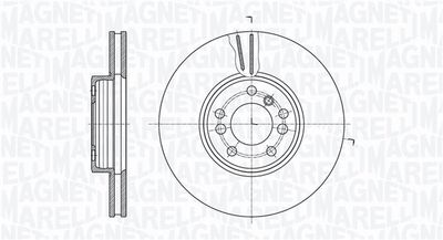 361302040414 MAGNETI MARELLI Тормозной диск