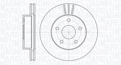 361302040420 MAGNETI MARELLI Тормозной диск