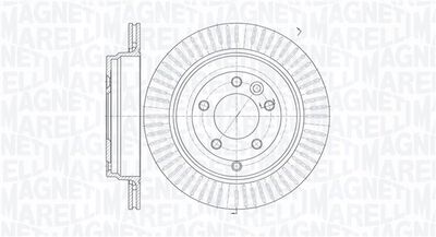 361302040426 MAGNETI MARELLI Тормозной диск