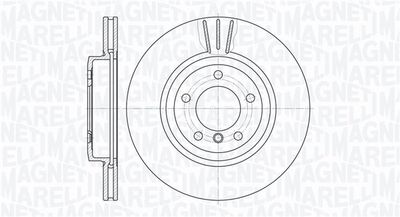 361302040434 MAGNETI MARELLI Тормозной диск