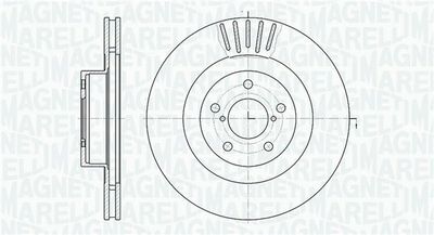 361302040436 MAGNETI MARELLI Тормозной диск