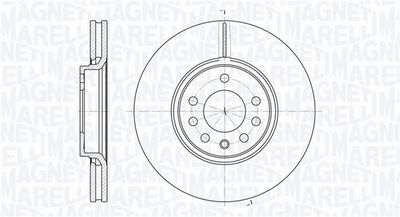 361302040442 MAGNETI MARELLI Тормозной диск