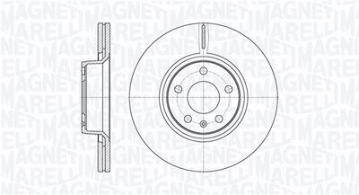 361302040460 MAGNETI MARELLI Тормозной диск