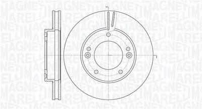 361302040462 MAGNETI MARELLI Тормозной диск