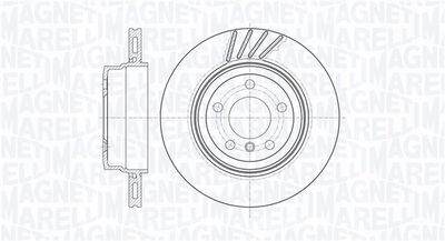 361302040464 MAGNETI MARELLI Тормозной диск