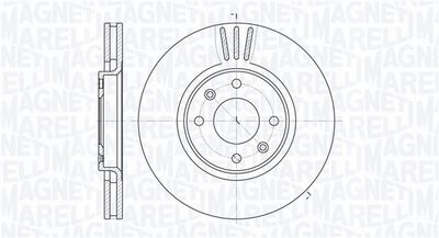 361302040472 MAGNETI MARELLI Тормозной диск