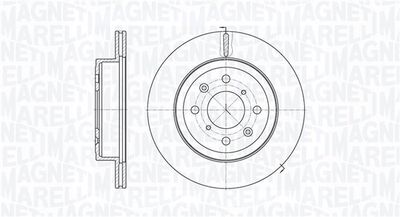 361302040476 MAGNETI MARELLI Тормозной диск