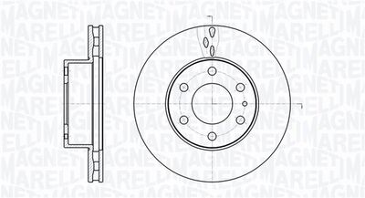 361302040482 MAGNETI MARELLI Тормозной диск