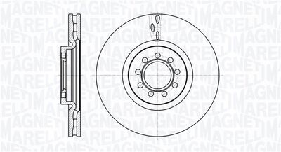 361302040484 MAGNETI MARELLI Тормозной диск